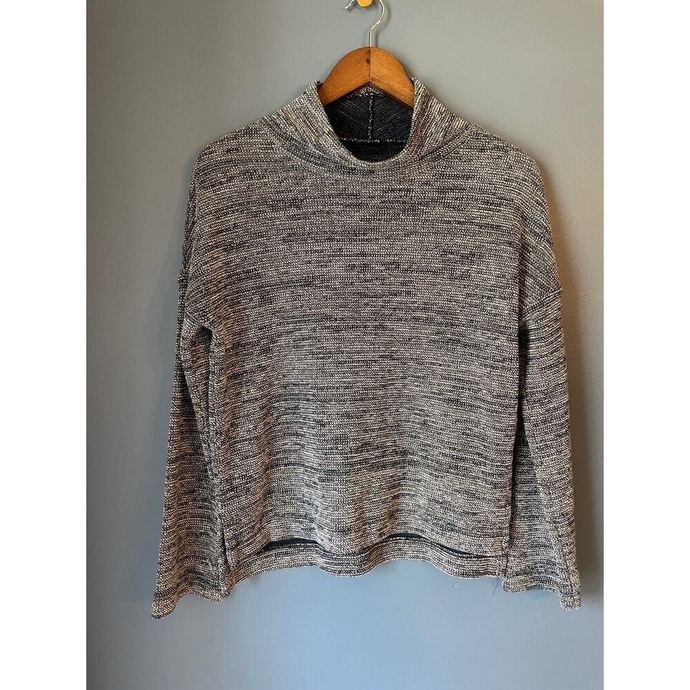 Madewell mock neck‎ textured boxy sweater